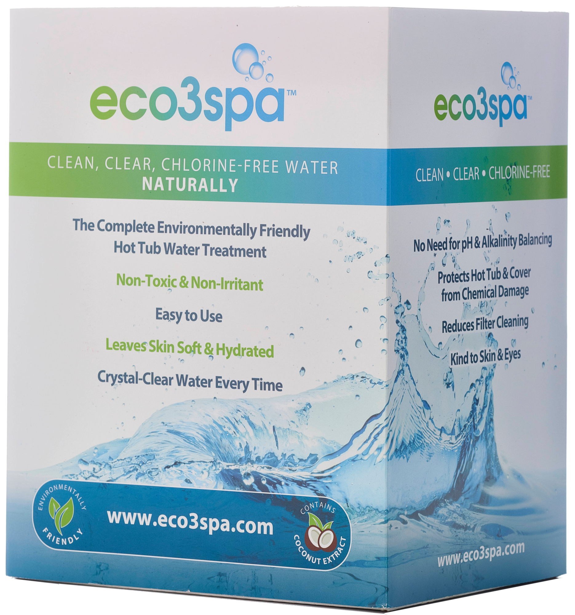  eco3spa Watercare Kit with Sanitising Granules