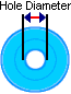 how to measure filter hole diameter