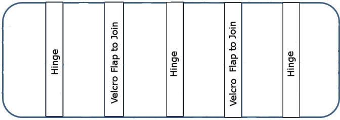 large swim spa cover outine