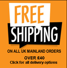 free delivery for all orders over £45 to UK Mainland